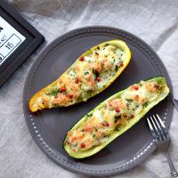 もっさんさんの料理 ズッキーニ　ボート